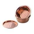 thumbnail image 1 of Wosthever Diverso propósito determinado durable y de moda del cuenco de vegetal del acero inoxidable de par en par Cocina y Comedor oro rosa, 1 of 6