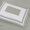 thumbnail image 4 of Superior Grammercy 3 Piece Modern Bedding Set, Full/ Queen, Grey, 4 of 5