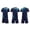 Navy, variant on Kids Sport Outfit 2-Piece Set Green, Quick-Dry Play Clothes for Boys Girls Youth 4-13 Years, Polyester Top & Shorts,Size 10-11T