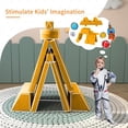 thumbnail image 3 of Kids Couch, Linor 10 Pcs Toddler Couch, Baby Kids Sofa Couch for Bedroom & Playroom, over 10 Combinations Creative Modular Sofa for Kids, Creative Sofa for Imaginative Kids (Yellow), 3 of 7