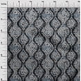 thumbnail image 3 of oneOone Georgette Viscose Blue Fabric Block Craft Projects Decor Fabric Printed By The Yard 42 Inch Wide, 3 of 5