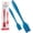 Blue, variant on Kitchen Mama WaltzGrip Platinum Silicone Basting Pastry Brush: Set of 2 Heat-Resistant Brushes Utensils for Cooking, Baking, Grilling, Barbecue, and Spreading Oil, Butter, Egg, Dishwasher-Safe (Teal)