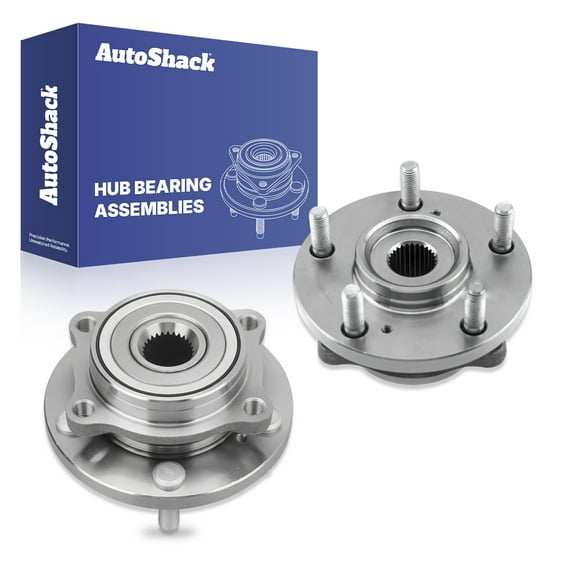 AutoShack Front Wheel Hub Bearing Assemblies without ABS| Replacement for 2004-2012 Mitsubishi Galant | 2-PC