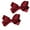 Burgundy, variant on 3 Inch Grosgrain Bow for Little Girls- Set of 2