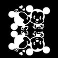 thumbnail image 1 of Disney Mickey Minnie Mouse Car Sticker Cartoon Auto Body Rearview Mirror Window Car Tail Sticker Covering Up Scratches Decals, 1 of 1