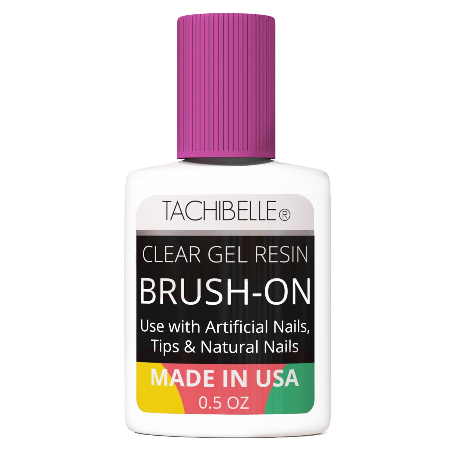 Tachibelle Profesional Nail System Clear Gel Resin BRUSH ON 0.5 oz