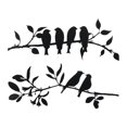 thumbnail image 2 of simhoa 2 Pieces Birds Metal Wall Art Decor Decorative for Centerpiece Backyard Home C, 2 of 8