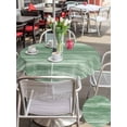 thumbnail image 5 of Outdoor Tablecloths with Umbrella Hole & Zipper, Sage Green Round Tablecloth 54 Inch, Vintage Modern Abstract Art Ombre Waterproof Table Cloth, Patio/Pool/Picnic Table Covers, 5 of 8