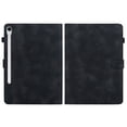 thumbnail image 2 of Case for Samsung Galaxy Tab S9/S8/S7, Flower Pattern PU Leather Multi-Angle Viewing Stand Shockproof Flip Case with Card Slot, Magnetic Clasp, Pencil Slot, for Galaxy Tab S9/S8/S7, Black, 2 of 11