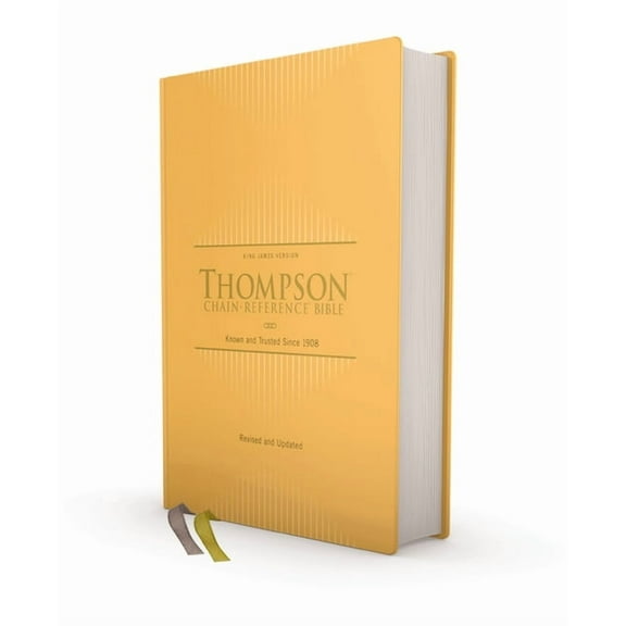 Kjv, Thompson Chain-Reference Bible, Hardcover, Yellow Gold, Red Letter, Comfort Print, (Hardcover)