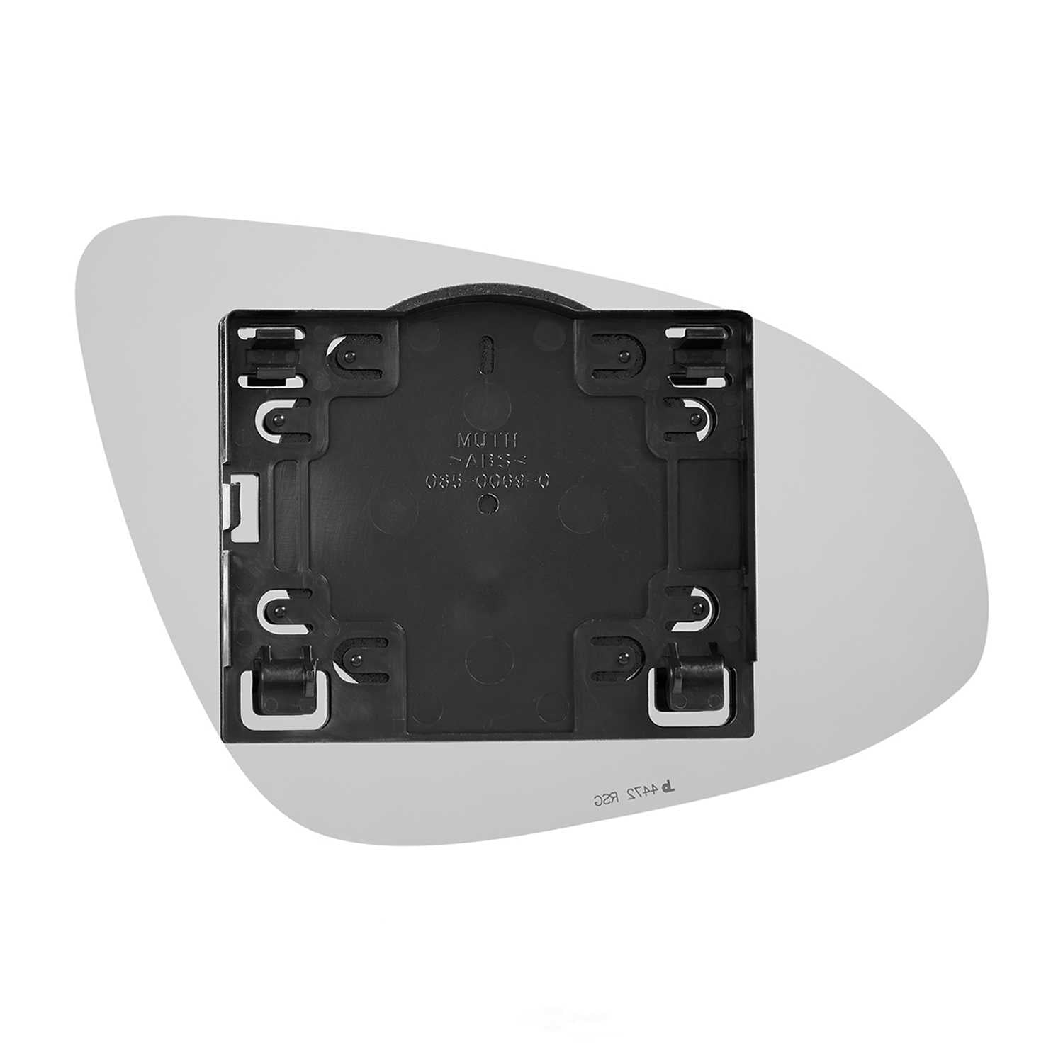 Burco Side View Mirror Replacement Glass with Motor Mount Plate - Clear Glass - 4472RSG