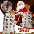 thumbnail image 1 of toy organization and storage,Christmas Decoration Gift Package Holidays Creative Gift Large Band Bag For Party, Cosmetics To Use Digital Big Rope Bag ornament storage,White, 1 of 8