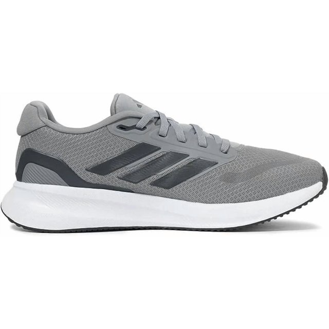 adidas RUNFALCON 5 WIDE JH5185 Gray/Carbon/Footwear White Men's Running Shoes