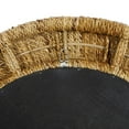 thumbnail image 6 of DecMode Coastal Brown Weaved Rattan Round Wall Mirror, 35"D, 6 of 8