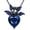 September birthstone bat necklace, variant on Bat Necklace 925 Sterling Silver Cubic Zircon Bat Necklace Gothic Jewelry Gift for Women Men (May birthstone bat necklace)