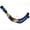 Blue, variant on Motorcycle Exhaust System Exhaust Pipe For Yamaha MT07 FZ07 Motorcycle Accessories Exhaust Link Front Section
