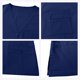 thumbnail image 5 of Ceisia Men's Solid Color V-Neck Nurse Uniform Set, Short Sleeve Scrub Top with Elastic Waist Pants for Healthcare Professionals Dark Blue S Gifts, 5 of 7