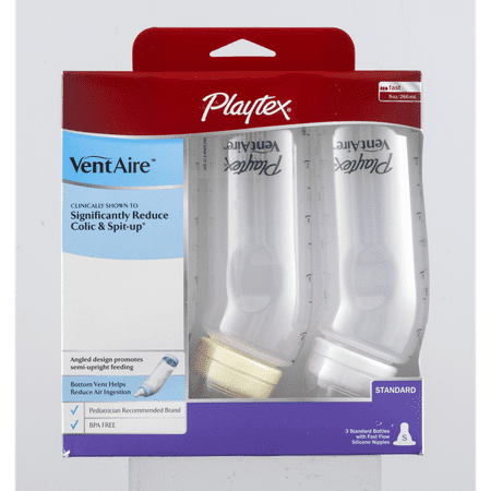 Infant Care VentAire Advanced Standard Baby Bottles, 9 oz, 3ct