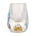thumbnail image 2 of Vaso de cristal Sunnimix de lámina dorada 15 ml de agua Utensilios de licor, 2 of 8
