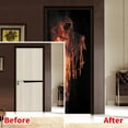 thumbnail image 3 of Halloween Door stickers, self-adhesive refrigerator stickers Decorations Door Cover, Horrible Demon  Banner Bathroom Porch Door Backdrop Decor for Indoor Outdoor Haunted House Decoration, 3 of 16