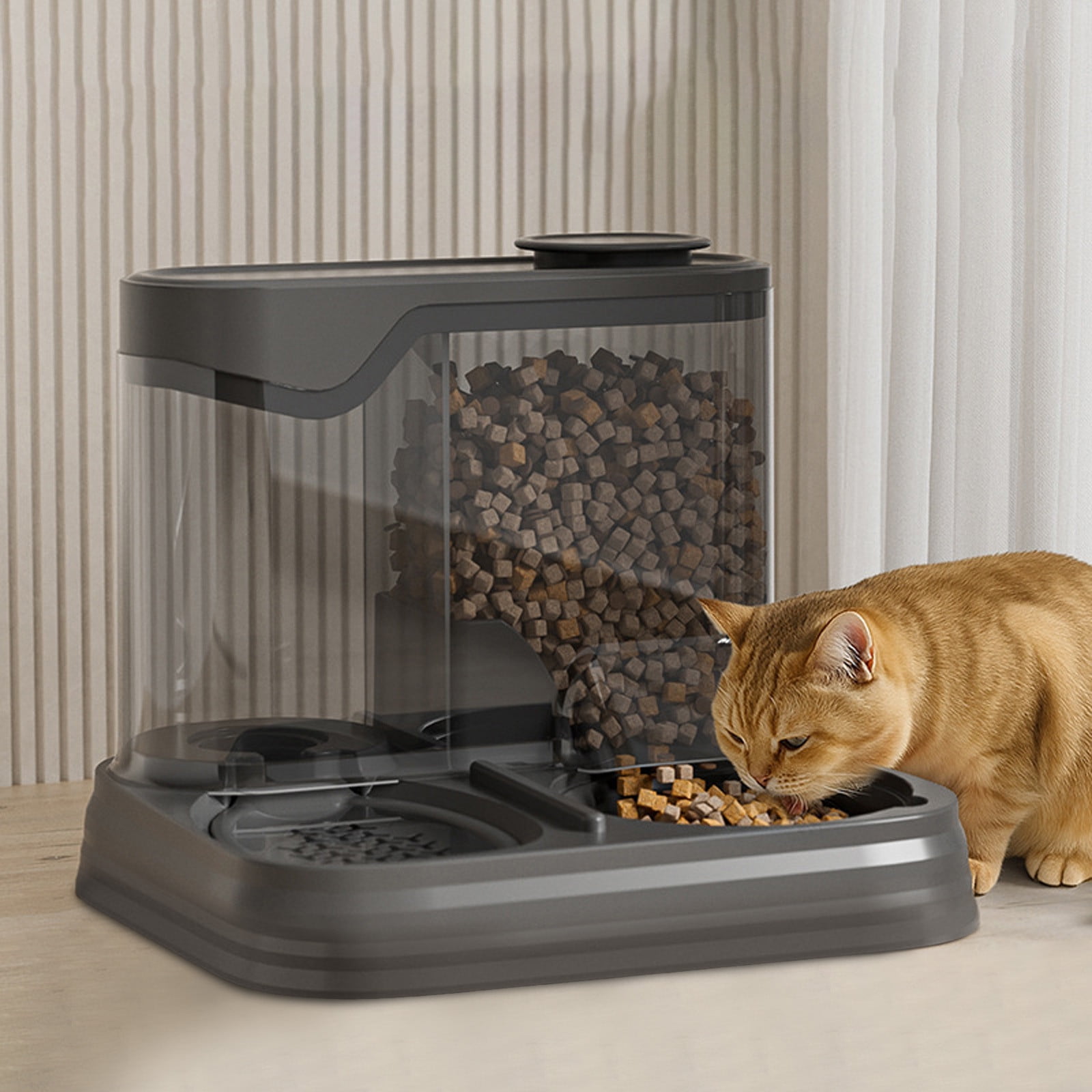 Automatic Pet Feeder and Water Dispenser Set for Cats and Dogs with Large Capacity - Ideal for Home Use