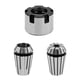 thumbnail image 5 of Collet Varilla de extensión de fresado de material acero carbono con de llave Adaptador Brocas de vástago de llave, para UN ER20 CUTICAT Varilla de extensión de broca de enrutador, 5 of 6