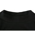 thumbnail image 3 of Women Solid Color Hollow Off-shoulder Half High Collar Bodysuit, 3 of 6