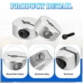 thumbnail image 3 of Uxcell Single Split Shaft Collar Locking Collar Clamp Style with Set Screw & Hex Wrench for Machine Tools Industry 4 mm/5/32 Inch, 3 of 7