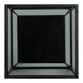 thumbnail image 5 of Kate and Laurel Knight Modern Square Glass Side Table, 12 x 12 x 24, Black, Decorative Two Tier End Table for Storage and Display, 5 of 8