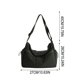 thumbnail image 3 of Women's Solid Color Crossbody Bag Commute Shoulder Bag Multi-Pocket Lightweight Casual Large Capacity Versatile Nylon Bag, 3 of 7