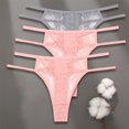 thumbnail image 1 of FINETOO 3 unids/set Sexy algodón encaje mujer Tanga bragas ropa interior S-XL chica Lencería doble correa cintura baja G-string mujer Pantys Tan Jianjun unisex, 1 of 2