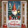 thumbnail image 3 of Colorful Theme Gnome for Christmas Banner Fun Decorative Design Christmas Party Decor Unique Polyester Material for Holiday Celebration Christmas Decoration Kids Party, 3 of 5
