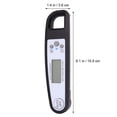 thumbnail image 4 of KAKOWELY Kitchen Thermometer Luminous Foldable Food Thermometer Barbecue Electronic Thermometer Collapsible BBQ Probe Thermometer for Kitchen Cooking (Black), 4 of 4