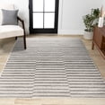 thumbnail image 5 of JONATHAN Y MOROCCAN HYPE 5 x 8 Area Rug, Lyla Offset Stripe - Gray/Cream, MOH204A-5, 5 of 10