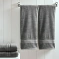 thumbnail image 2 of Modern Threads Spunloft Cotton Bath Towels, Charcoal (4 Count), 2 of 7