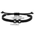 thumbnail image 4 of 26 Letter Handmade Braided Couple Bracelet Adjustable Friendship for Boys Girls Jewelry, 4 of 6