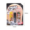 thumbnail image 4 of Mini Finger Skateboard Ramp Set Mini Skateboards Kit Creative Fingertip Toys Indoor Home Board Game For Birthday Gifts, 4 of 7