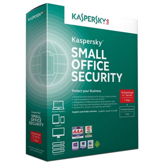 Kaspersky Small Office Security 10, 1 Servidor, 10 Computadoras, 1 Kaspersky Lab KL4533ZBKFS