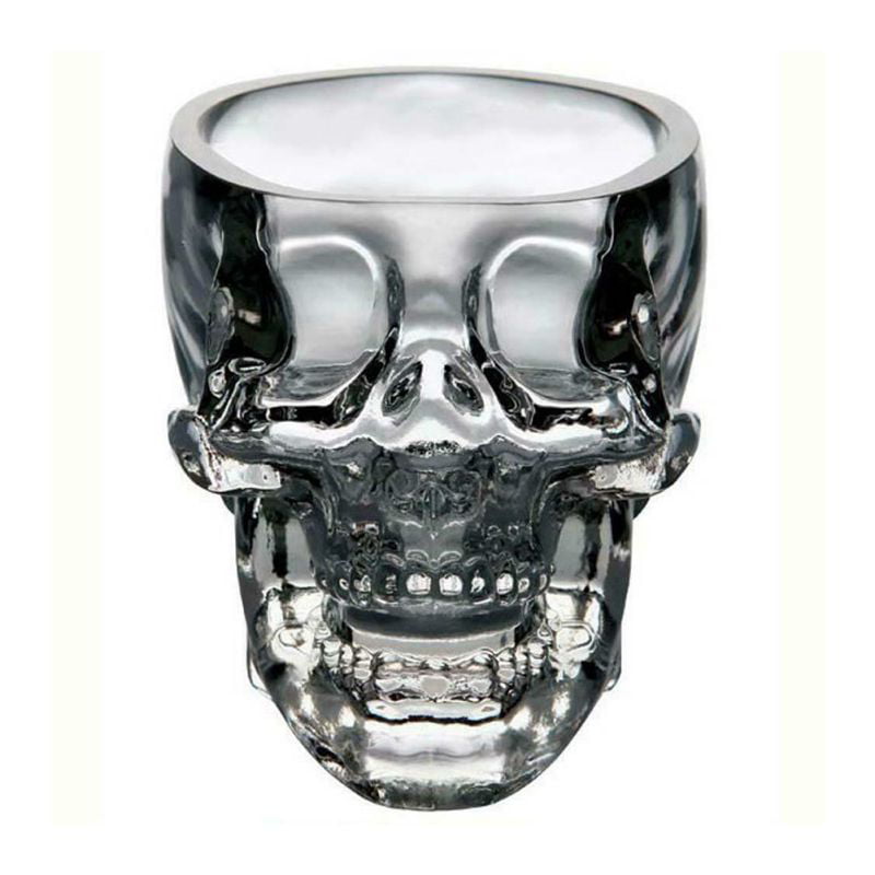 Crystal Skull Head Shot Glass Cup For Whiskey Wine Vodka Barware Home Drinking 