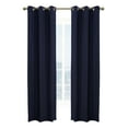 thumbnail image 2 of Winmate Insulated Grommet Wide Curtain Panel - Pair each 80" x 84" in Navy, 2 of 6
