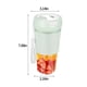 thumbnail image 3 of Yhmxh Utensilios de cocina Licuadora portátil recargable por USB de 380 ml, tamaño mini, con vaso para batidos y 50 W de gran potencia, ideal para viajes, cocina y camping, regalo para mujeres., 3 of 6