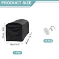 thumbnail image 2 of Couch Arm Cover, Stretch Sofa Armrest Cover with Twist Nails Scratch-Resistant Furniture Protector for Sofas Chairs, Black, 2 of 6
