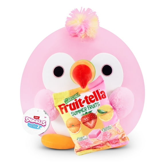 SNACKLES 14 inch Snackle (Fruit-tella) Sally the Tucan, Ultra Soft Collectible Plush Toy by ZURU