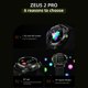 thumbnail image 3 of Reloj inteligente LOKMAT ZEUS 2 PRO con pantalla LED TFT de 1,45 pulgadas y pantalla táctil, 3 of 8