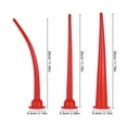 thumbnail image 2 of BESTYASH 3Pcs Red Caulking Tips Set with Soft Rubber for Precise Home Use Application Tool, 2 of 7