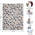 thumbnail image 4 of Beige Dinosaurs Text Pattern Blanket,Comfortable Soft Flannel Throw Blanket,All Season,Warm Lightweight Blankets for Sofa Bed Couch Living Room Chair,30"x40", 4 of 4