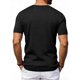 thumbnail image 4 of Tops para hombre, blusas y camisas de manga corta con cuello redondo para hombre, jersey de verano de color liso, informal, transpirable, de manga corta con cuello redondo, tops de poliéster para homb, 4 of 6