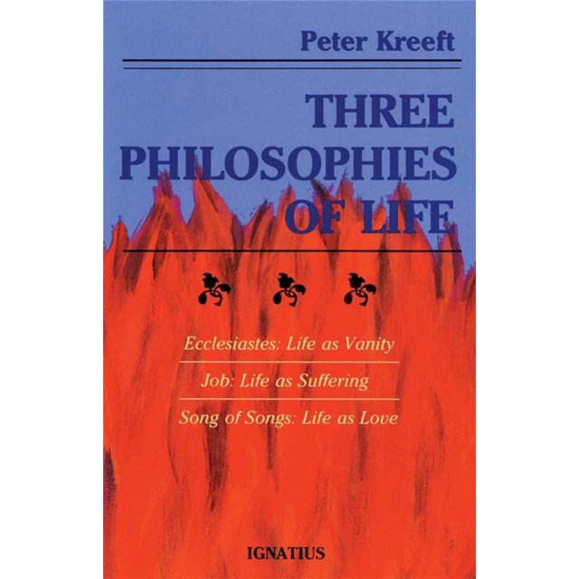 Libro Three Philosophies of Life Ignatius Press Ecclesiastes Job and Song of Songs Ingles