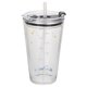 thumbnail image 1 of 1 vaso medidor con pajita de 400 ml, vaso medidor para leche de desayuno, vaso medidor para agua premium., 1 of 5