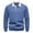BH128 Blue, variant on Curuila Mens Sweatshirt Solid Color Button Long Sleeve Lapel Comfortable Loose Fashion Autumn Pullover Blue Size L